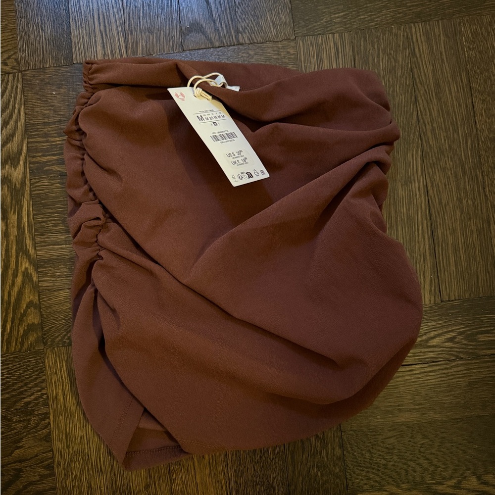 Zara Ruched Mini Skirt - size M